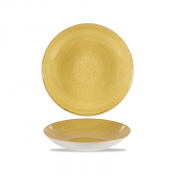 Churchill Stonecast Mustard Coupe Large Bowl 12inch