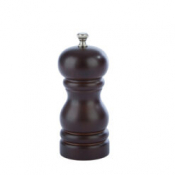 4.5inch Brown Rubber Wood Salt Mill