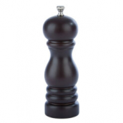 6inch Brown Rubber Wood Salt Mill