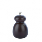 4inch Brown Rubber Wood Pepper Mill