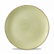 Churchill Super Vit Stonecast Raw Green Evolve Coupe Plate 10.25inch