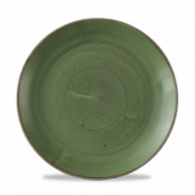 Churchill Super Vit Stonecast Sorrel Green Evolve Coupe Plate 10.25inch