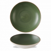 Churchill Super Vit Stonecast Sorrel Green Evolve Coupe Bowl 9.75inch