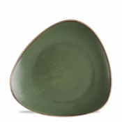 Churchill Super Vit Stonecast Sorrel Green Lotus Plate 9inch