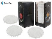 Coaster Unbacked Plain White x2000