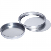 Cake/Sandwich Tin Loose Base Aluminium 10x1.5inch