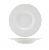 Incise Porcelain Lavara Winged Soup Bowl 24cm