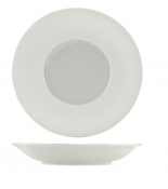 Incise Porcelain Lustre Deep Winged Plate 30cm