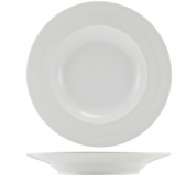 Incise Porcelain Solara Winged Pasta Bowl 28.5cm
