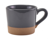 Kava Dark Grey Stoneware Coffee Cup 28.5cl/ 10oz