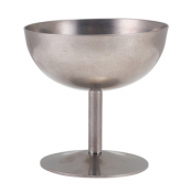 Vintage Steel Stemmed Sundae Cup 10cm
