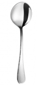 Sierra Round Soup Spoon Hammered