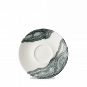 Churchill Super Vit Tide Black Cappuccino Saucer 6.25inch