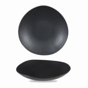 Churchill Plastic Trace Granite Black Melamine Bowl 12.5inch