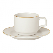 Academy Event Gold Band Saucer To Fit Stacking Cup (A322107)