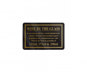 Sign Wine By The Glass 125ml-175ml-250ml 110x170