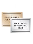 Custom Made Bar Notice A5 Landscape (Gold)