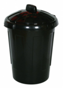 Dustbin Black 80L