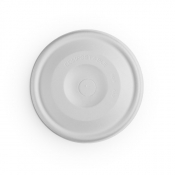 Nourish Cold Cup Flat Lid with Straw Slot Moulded Fibre 89-Series x1000