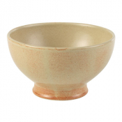 Rustico Flame Footed Bowl 13x8cm/5.25inchx32 45cl/15oz