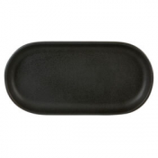 Rustico Carbon Oval Tray 30x 15cm