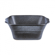 Cast Iron Effect Cookware Square Bowl 14.3 x 12.5 x 5.6cm/ 5.5inch x 5inch x 2 1/4inch 12oz/34cl
