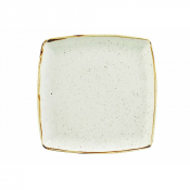 Churchill Stonecast Barley White  Deep Square Plate 26cm