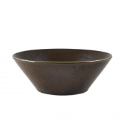 Terra Porcelain Black Conical Bowl 16cm