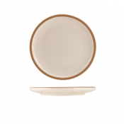 Kava White Stoneware Coupe Plate 20cm