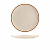 Kava White Stoneware Coupe Plate 23cm