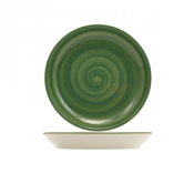Miro Porcelain Green Coupe Plate 19cm