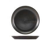 Terra Porcelain Black Coupe Plate 19cm