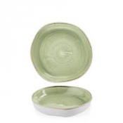 Stonecast Sage Green Organic Walled Bowl 7 7/8inch