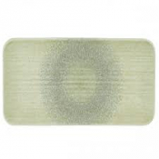 Dudson Harvest Grain Speckle Green Organic Coupe Rect Platter 13 3/4X6 1/4inch