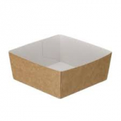 Burger Tray Kraft 110x100x51mm x500