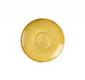 Stonecast Mustard Cappuccino Saucer 6.25inch