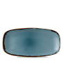 Dudson Harvest Blue  Chefs Oblong Plate 11 3/4X6inch
