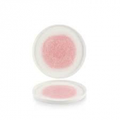 Raku Pink Quartz Walled Plate 8.25inch