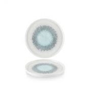 Studio Prints Fusion Blue Walled Plate 8.25inch