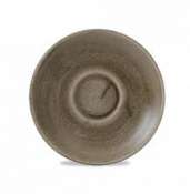 Churchill Stonecast Patina Antique Taupe Espresso Saucer 4.5inch