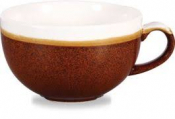 Churchill Monochrome Cinnamon Brown Cappuccino Cup 8oz