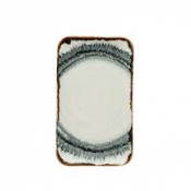 Dudson Harvest Flare Natural Organic Rectangular Plate 10.6 X 6.3inch