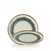 Dudson Harvest Flare Natural Walled Plate 10 2/8inch