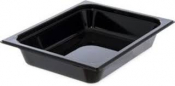 Gastronorm Polycarbonate Black 1/2 65mm 3.8L