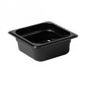 Gastronorm Polycarbonate Black 1/6 65mm 1.05L