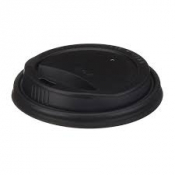 Sip Lid CPLA Black 10oz/12oz/16oz x1000