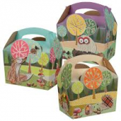 Woodland Themed Meal Box (Mixed Designs) 152/143x100/94x102mm x250