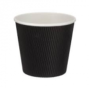 Soup Pot Ripple Black (PE Lined) 19oz 114mm x500