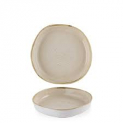 Stonecast Nutmeg Cream Organic Walled Bowl 7 7/8inch