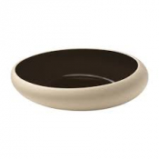 Embrace Black Deep Coupe Plate 26cm